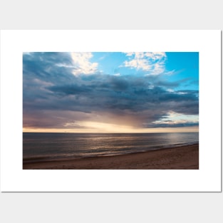 Beautiful Beach at Sunset Posters and Art